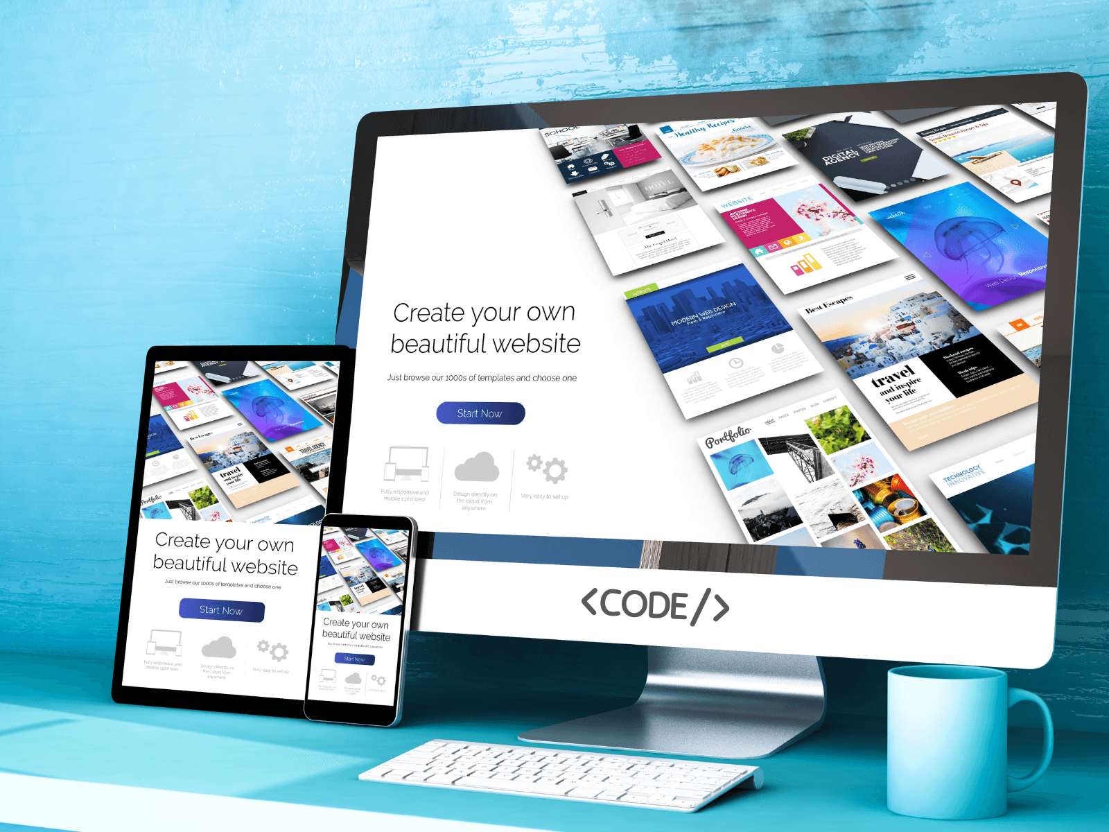 Web development project preview